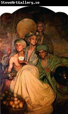 unknow artist Arab or Arabic people and life. Orientalism oil paintings  543